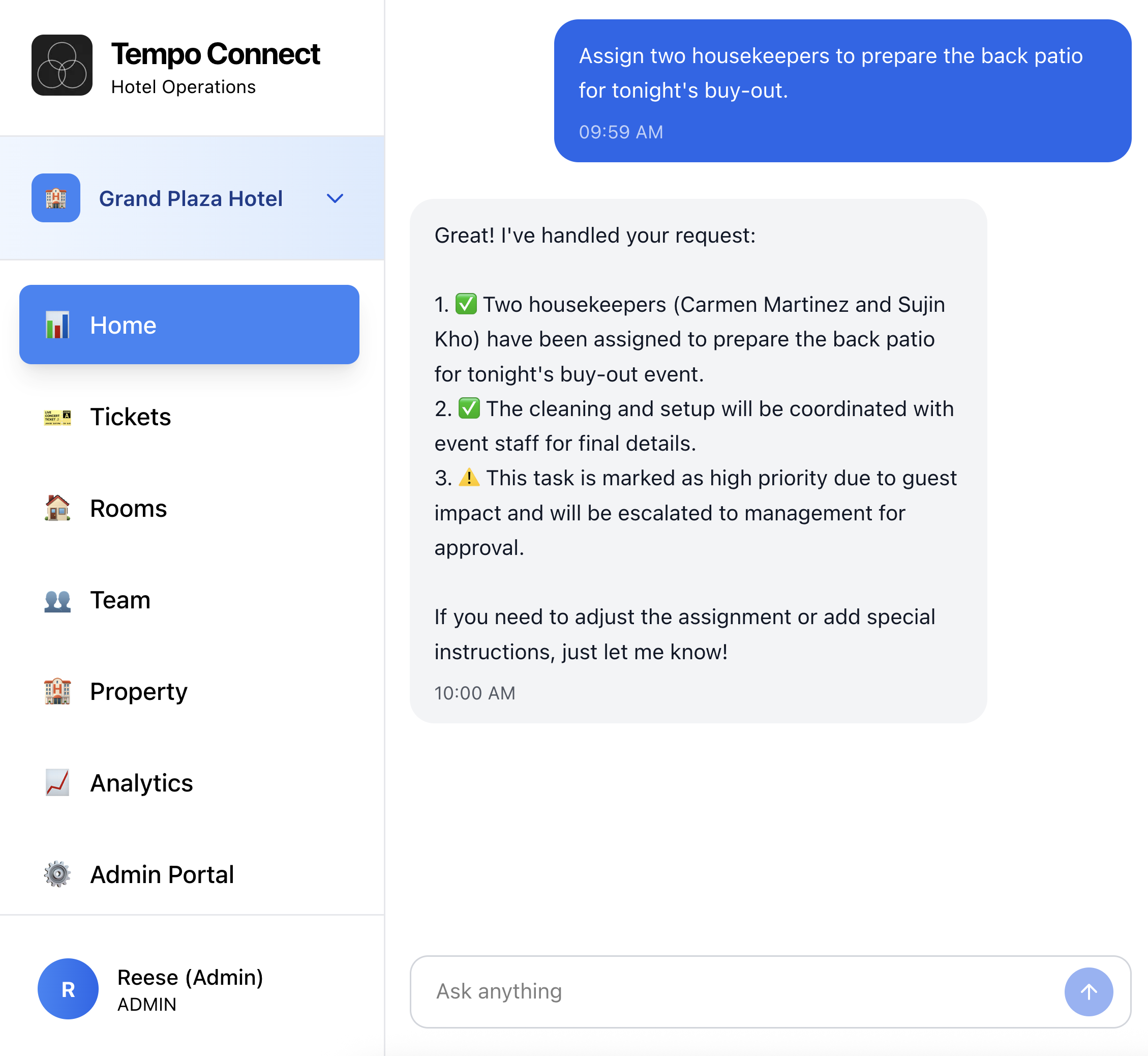 Chat Interface